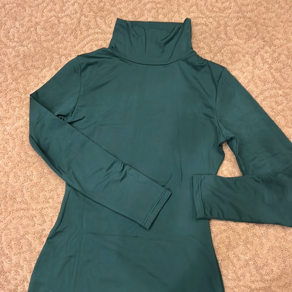Emerald Green Body Con Midi M